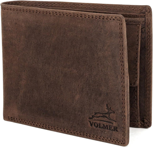 Leather Wallet for Men & Women with RFID Blocking