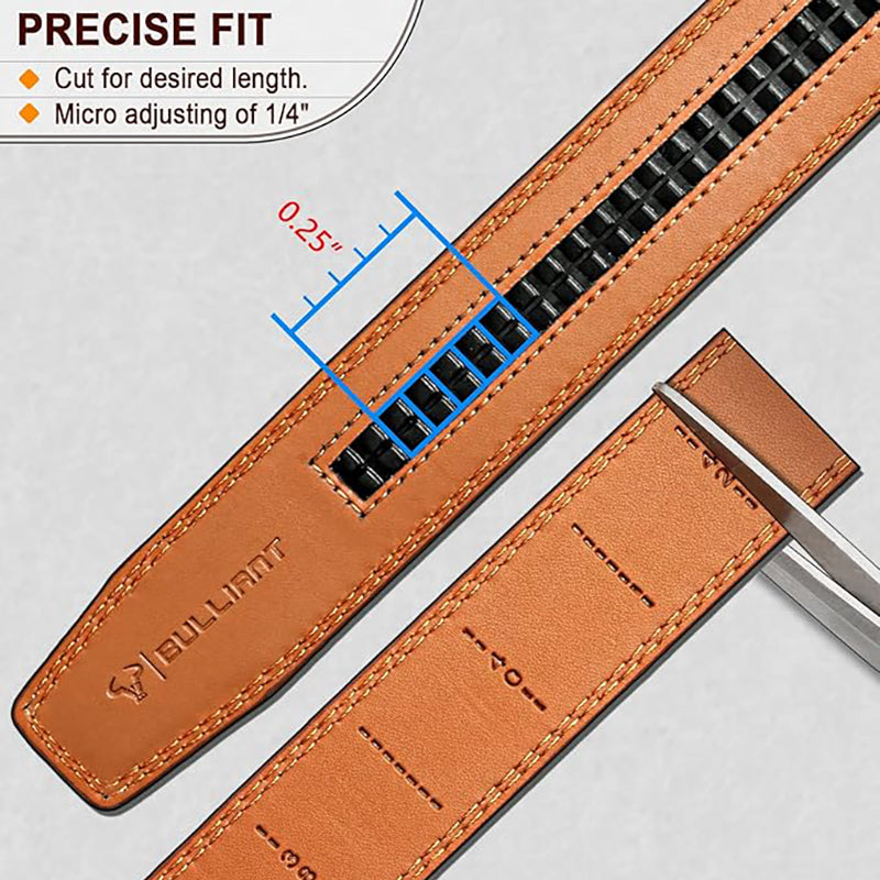 Men's Belt – 2-Pack, Automatic Leather, 35mm, Adjustable Size