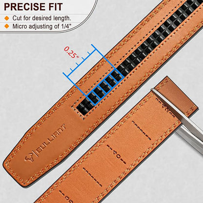 Men's Belt – 2-Pack, Automatic Leather, 35mm, Adjustable Size
